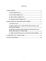 Hướng dẫn học sinh làm quen với bài toán xác định thiết diện của hình chóp 