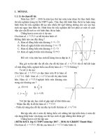 Rèn luyện kỹ năng giải một số dạng bài tập liên quan đến đồ thị hàm số trong ôn thi THPT quốc gia tại trường THPT tĩnh gi 
