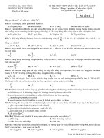 Đề thi thử vật lí THPTQG 2019 lần 1 trường THPT chuyên đại học vinh nghệ an 