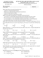 Đề thi thử vật lý THPTQG 2019 lần 1 trường THPT a hải hậu nam định 