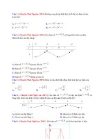 49 câu hàm số các trường 2019