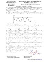 Đề khảo sát vật lý 12 lần 4 năm 2018 2019 trường THPT yên lạc vĩnh phúc 