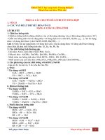 4  các CHUYÊN đề lý THUYẾT TỔNG hợp