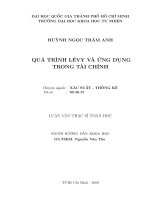 LVTS 2009   quá trình levy và ứng dụng trong tài chính