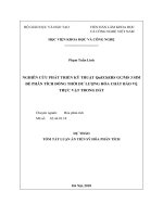 Nghiên cứu phát triển kỹ thuật QuEchERS GC MS 3 SIM để phân tích đồng thời dư lượng hoá chất bảo vệ thực vật trong đất tt 