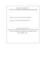Phát triển phương pháp phần tử hữu hạn đẳng hình học để phân tích và điều khiển đáp ứng kết cấu tấm nhiều lớp