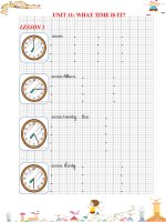 LUYỆN VIẾT TIẾNG ANH LỚP 4 BGD HKII