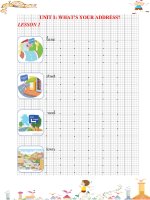 LUYỆN VIẾT TIẾNG ANH LỚP 5 BGD HKI