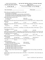 Đề thi thử THPT quốc gia 2019 môn vật lý lần 1 trường đoàn thượng hải dương 