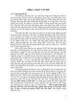 Một số giải pháp phụ đạo cho học sinh yếu môn hóa học phần đại cương về kim loại hóa học 12 cơ bản tại trường TH 