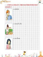 LUYỆN VIẾT TIẾNG ANH LỚP 5 BGD HKII