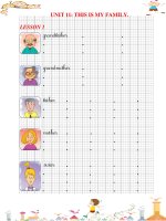 LUYỆN VIẾT TIẾNG ANH LỚP 3 BGD HKII