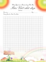 Giấy luyện viết chữ đẹp  Luyện chữ đẹp