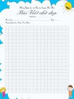 Giấy luyện viết chữ đẹp  Luyện chữ đẹp