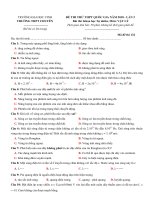 Đề thi thử THPTQG 2018 môn vật lý trường THPT chuyên đh vinh nghệ an lần 2 