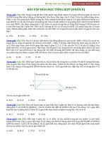 Bài tập hóa học tổng hợp (phần 8) 