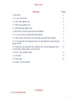 Rèn luyện kỹ năng tính khoảng cách từ điểm đến mặt bên hình chóp cho học sinh khối 11 trường THPT hậu lộc 4 