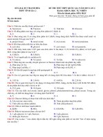 Đề thi thử hóa học THPTQG 2019 lần 2 trường THPT tĩnh gia 2 – thanh hóa 