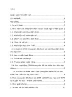 Thực trạng về vấn đề chăm sóc sức khỏe tâm thần và rối nhiễu tâm trí cho học sinh THPT tại huyện mỹ đức   thành phố hà nội   các giải pháp của công tác xã hội