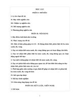 Nghiên cứu một số biện pháp giúp trẻ 24 – 36 tháng nhận biết, phân biệt tốt ba màu xanh, đỏ, vàng  