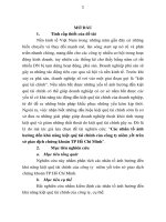 Các nhân tố ảnh hưởng đến khả năng kiệt quệ tài chính của công ty niêm yết trên sở giao dịch chứng khoán TP hồ chí minh 
