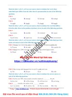 Cô mai phương   đề chuẩn 04   file word có lời giải chi tiết image marked image marked 