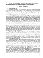 Một số biện pháp quản lý, chỉ đạo nâng cao chất lượng giáo dục dinh dưỡng và vệ sinh an toàn thực phẩm ở trường mầm non 