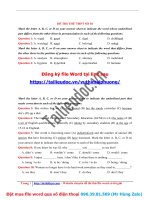 Cô mai phương   đề chuẩn 10   file word có lời giải chi tiết image marked image marked 