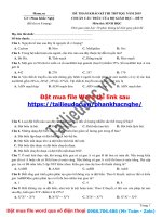 Bộ đề sinh 2019   phan khắc nghệ   đề số   09 image marked image marked 