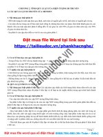 CHƯƠNG 2  TÍNH QUY LUẬT của HIỆN TƯỢNG DI TRUYỀN image marked image marked 