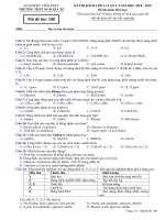 Đề thi KSCĐ hóa học 12 năm 2018 – 2019 trường ngô gia tự – vĩnh phúc lần 1 