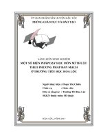 Một số biện pháp dạy học môn mĩ thuật theo PP đan mạch ở trường tiểu học hoa lộc 