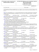 Đề thi thử THPTQG lần 1 môn hóa học năm 2018 – 2019 trường lý thái tổ – bắc ninh 