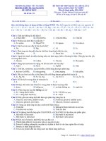 Đề thi thử THPTQG 2019 hóa học trường TH cao nguyên – đắk lắk lần 2 