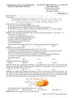 Đề thi thử hóa học THPT quốc gia 2019 trường đoàn thượng – hải dương lần 2 