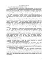 Experience in teaching vocabulary for primary students 