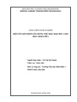 Một số giải pháp gây hứng thú học môn đạo đức cho học sinh lớp 5 