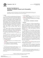 blaine fineness ASTM C 204