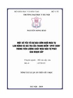 Một số yếu tố dự báo sớm KMT lan rộng và giá trị của thang điểm “spot sign” trong tiên lượng chảy máu não tự phát giai đoạn cấp tt