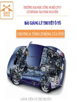 Chương 8  tính cơ động của ô tô 3 