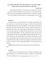 Lê Đức Thọ: đẩy MẠNH LIÊN kết GIỮA NHÀ TRƯỜNG và DOANH NGHIỆP TRONG đào tạo NGUỒN NHÂN lực DU LỊCH