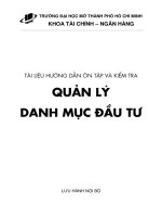 E17 1 r quản lý danh mục đầu tư 