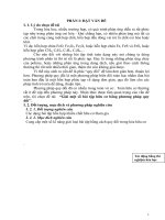 Giải một số bài tập hữu cơ bằng phương pháp quy đổi  