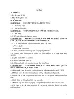 Giải pháp nâng cao hiểu biết chủ quyền biển đảo việt nam cho học sinh THPT 