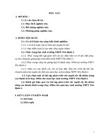 Lựa chọn một số bài tập phát triển sức mạnh tốc độ nhằm nâng cao thành tích chạy 100m cho học sinh khối 10 trường THPT yên định 2 