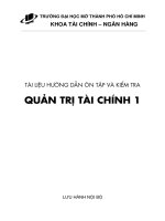 E10C r quản trị tài chính 1 