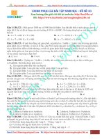 GIẢI BÀI tập SINH HỌC THPT QUỐC GIA đề  (7) 