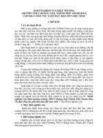 Kinh nghiệm của hiệu trưởng trường THCS hoằng anh, thành phố thanh hóa chỉ đạo công tác giáo dục đạo đức học sinh 
