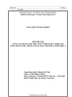 Nâng cao hứng thú học toán thông qua thiết kế trò chơi ô chữ trong giảng dạy chương i, hình học 6  