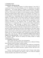 The way to teach post reading in some lessons in english 12 by using mind map 